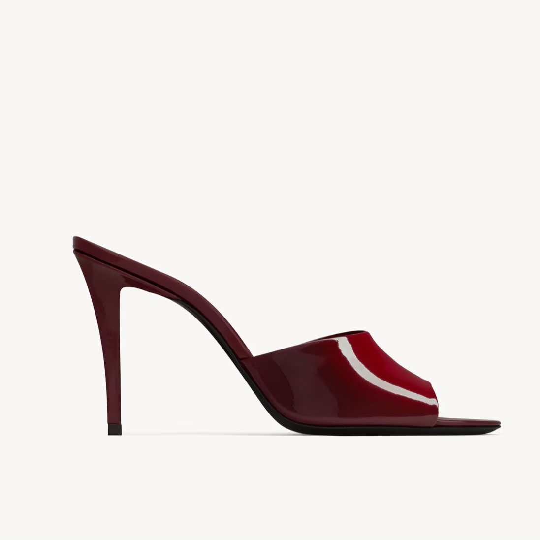 YSL Opyum Mules in Grenade Shade