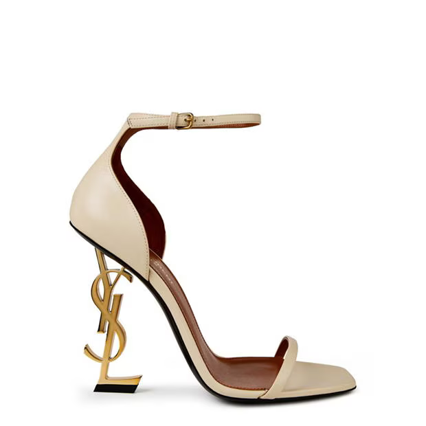 YSL SAINT LAURENT HEELS Beige ( Original Box )