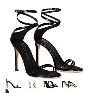 YSL Opyum Heels Black Crystal Stiletto