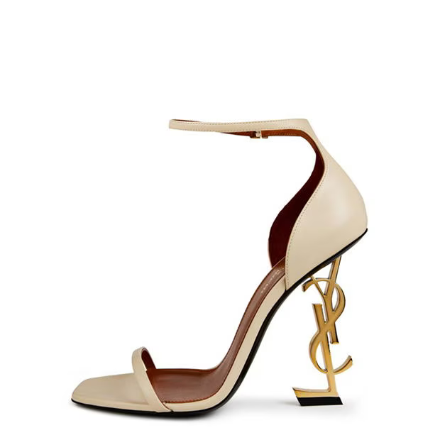 YSL SAINT LAURENT HEELS Beige ( Original Box )