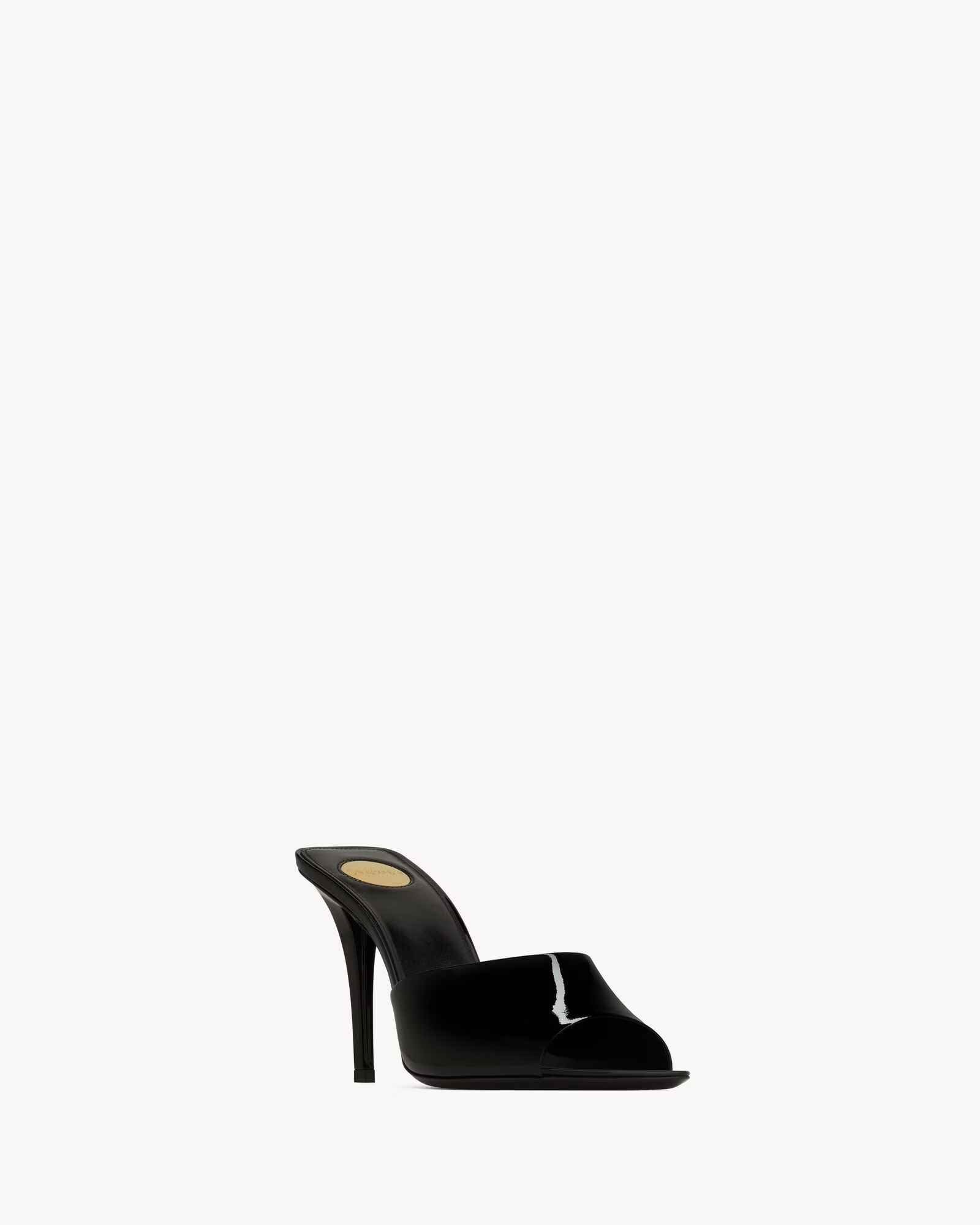 Romy Mules in Patent Leather