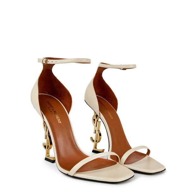 YSL SAINT LAURENT HEELS Beige ( Original Box )