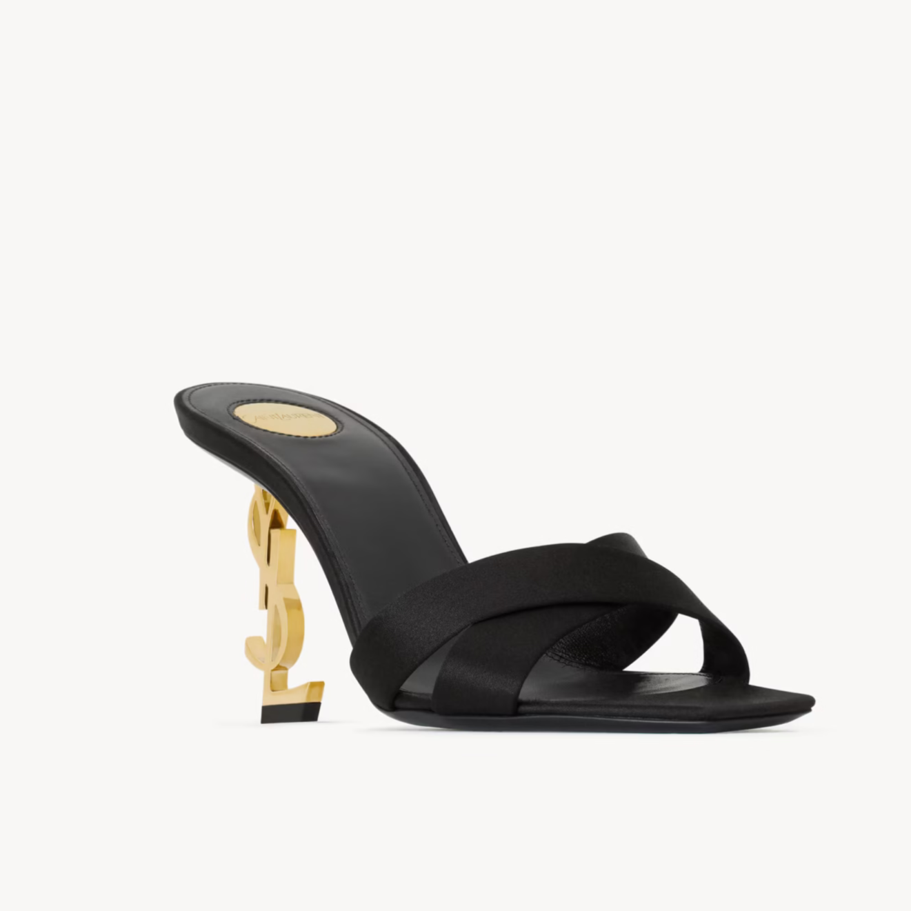 YSL Opyum Mules in Satin Crepe ( Original Box )